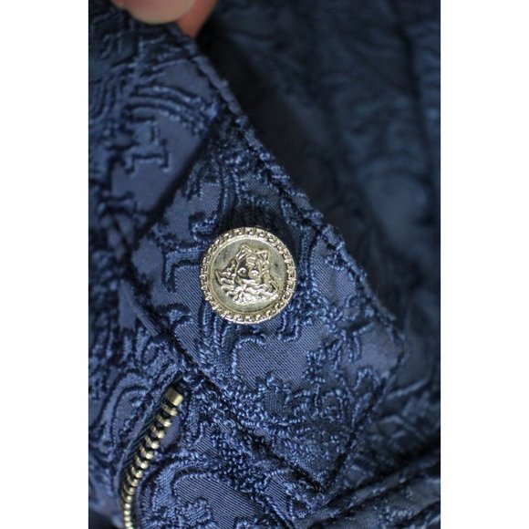 Vintage Versace Womens 30 x 29 Fully Embroidered Soft Pants Rare G1044 - Picture 9 of 11